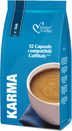 Karma Dek (káva bez kofeínu) kapsuly pre Tchibo Cafissimo - 12 kapsúl