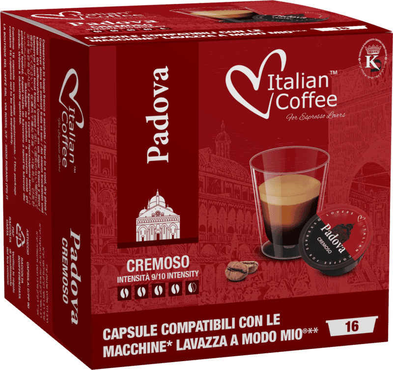 Kapsuly Padova Cremoso Lavazza A Modo Mio