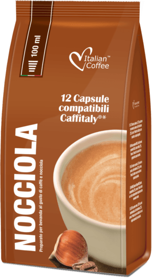 Caffè Nocciola (ochutená arašidová káva) kapsuly Tchibo Cafissimo - 12 kapsúl