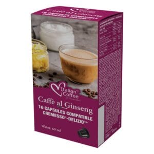 Caffè al Ginseng (káva so ženšenom) kapsuly pre Cremesso delizio - 16 kapsúl
