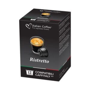 Ristretto Talianske kávové kapsuly pre Tchibo Cafissimo - 12 kapsúl