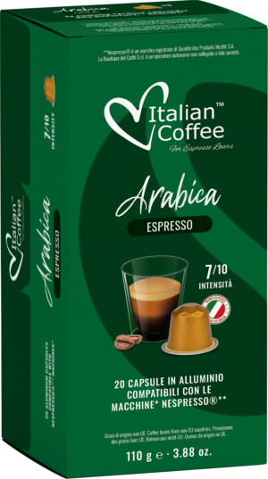 Arabica Espresso hliníkové kapsuly pre Nespresso - 20 kapsúl