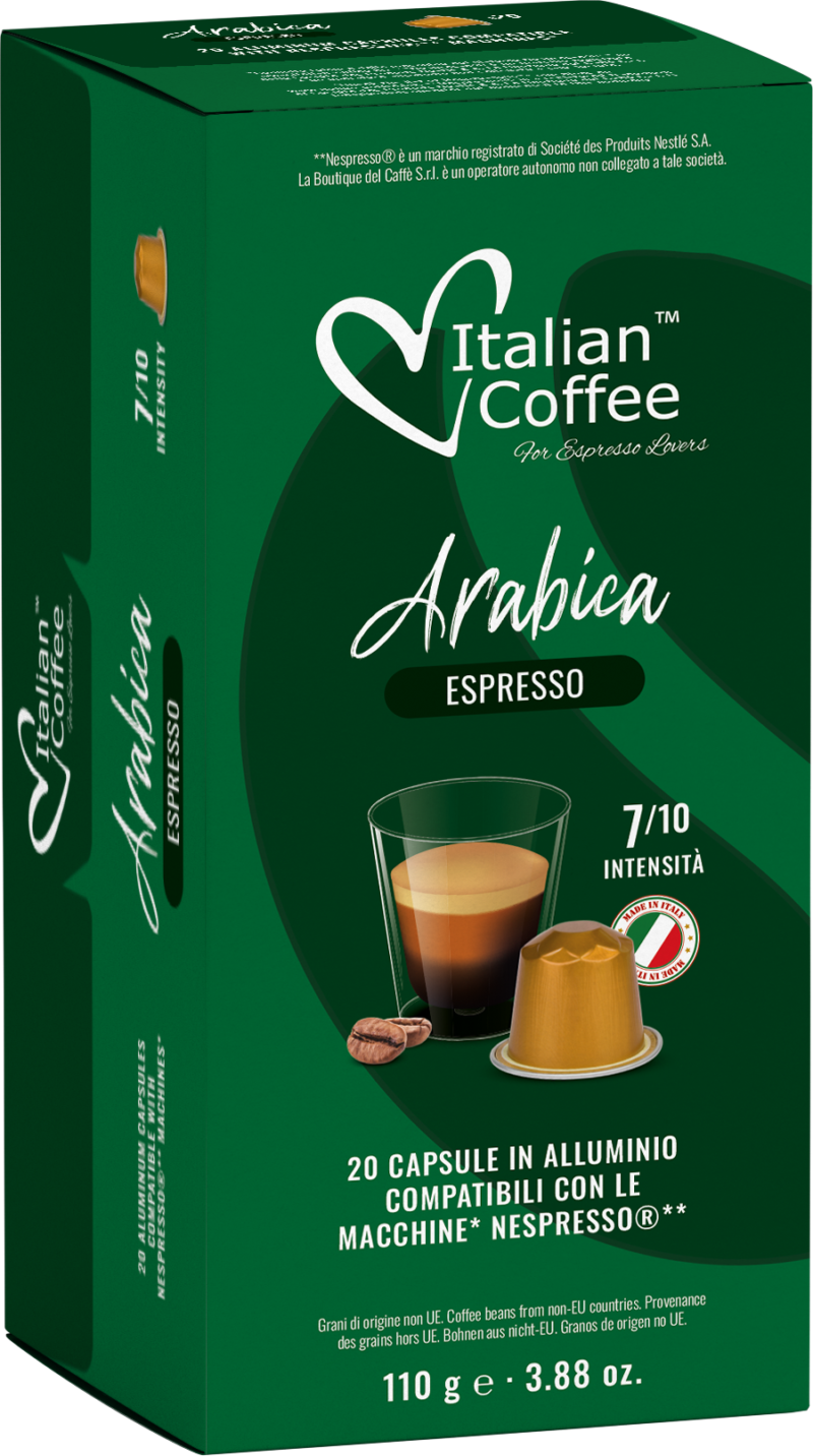 Arabica Espresso hliníkové kapsuly pre Nespresso - 20 kapsúl
