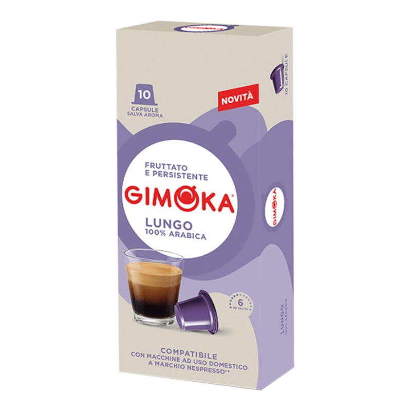 Kapsuly Lungo Gimoka Nespresso - 10 kapsúl