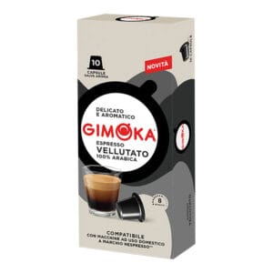 Kapsuly Vellutato 100% Arabica Gimoka na Nespresso - 10 kapsúl