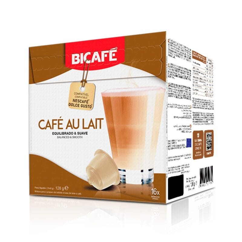 BICAFE Cafe au Lait kapsuly na Dolce Gusto - 16 kapsúl