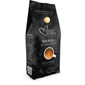 Kávové zrná Napoli Espresso Ristretto Talianska káva 1kg