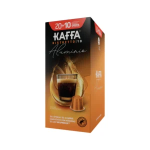 Hliníkové kapsule Kaffa Ristretto pre Nespresso - 30 kapsúl